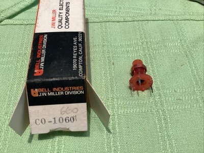 Miller CO-1060 Unshielded Printed Circuit Coil 3.58mHz Adjustable 98-170uH