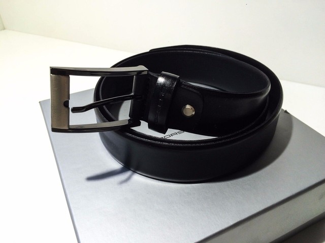 Ceinture En Cuir Porsche Homme Noir Wap0803700e Achetez Sur Ebay