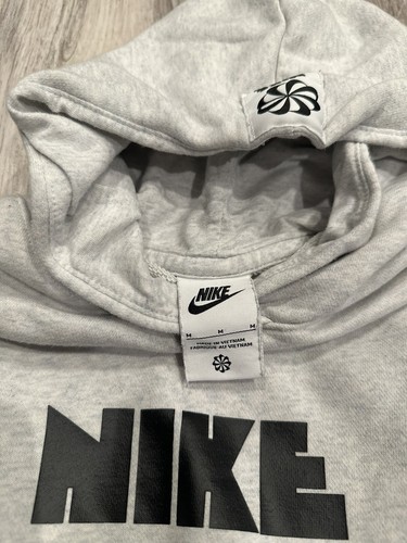 Gray Nike Hoodie Size Youth Medium Boy Girl Nike Nintendo Sweatshirt High Low - Picture 9 of 9