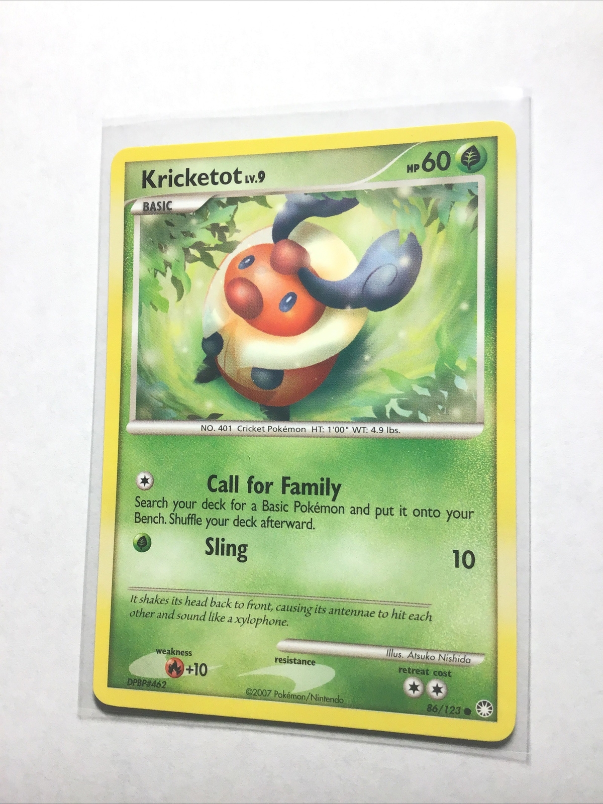 KRICKETOT - 86/123 - Mysterious Treasures - Pokemon Card - LP