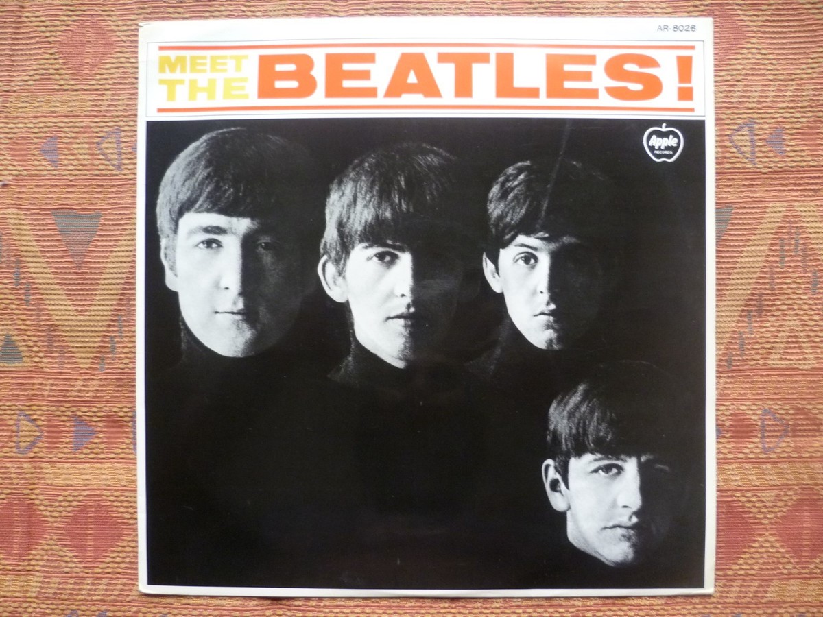 洋楽 MEET THE BEATLES! AR-8026 国内赤盤帯付き Meet The Beatles AR-8026 注意：インサートは