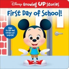 Disney Growing Up Stories with Mickey Mouse - First Day of School! - Flaps to L
