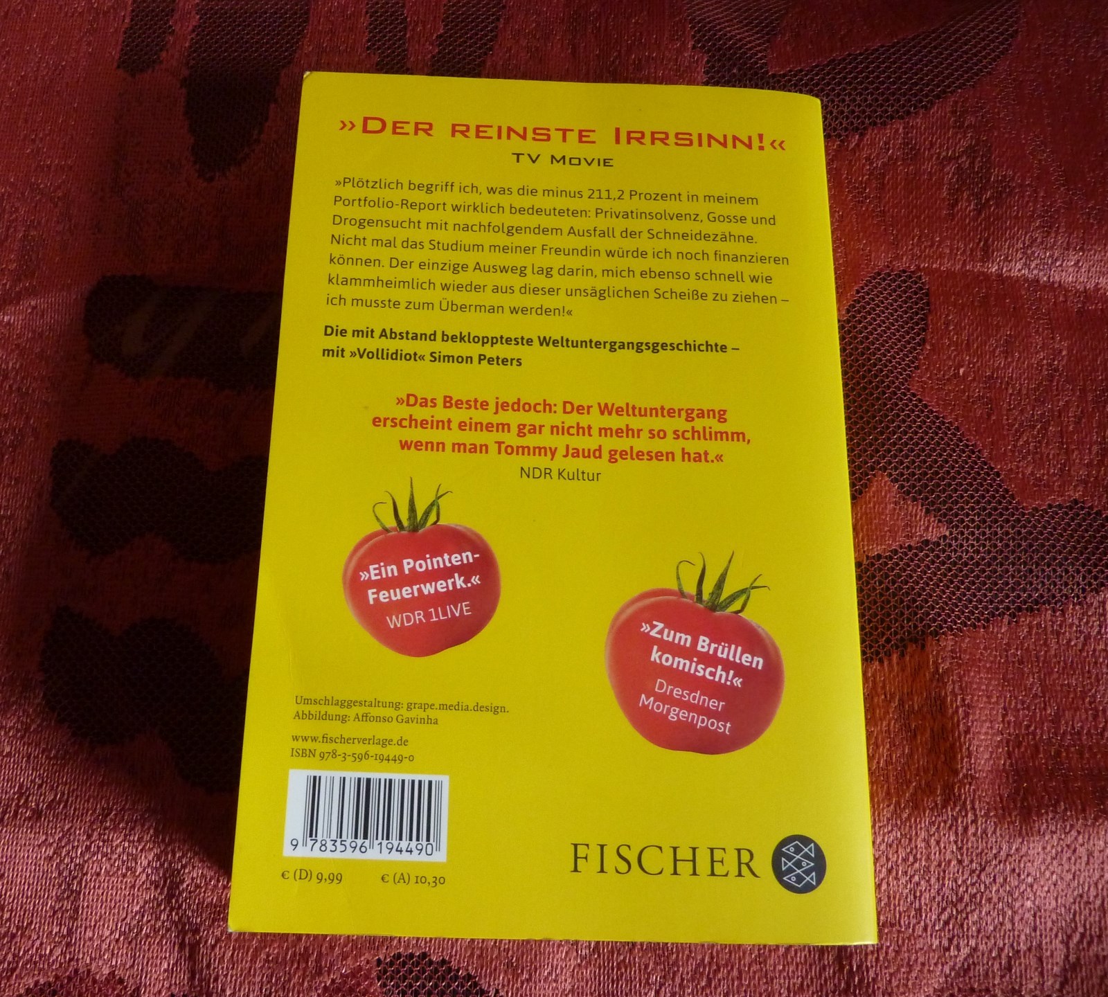 LUSTIGES BUCH TASCHENBUCH ROMAN ÜBERMAN "TOMMY JAUD" 9783596194490 eBay