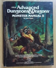 1x  V003: Monster Manual II 2016: 13th Print: 1990: 1E: READ DESCRIPTION* Used/G