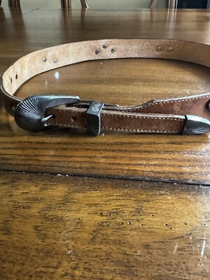 Silver Creek Collection by Leegin Western Belt Silver Creek Collection Leegin Rodeo Western Black Leather  main image 3