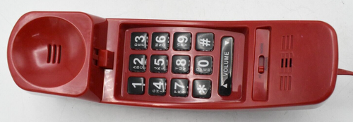 Med-Pat T4R Red Emergency Trimline Wall Mountable Analog Telephone - Zdjęcie 2 z 7