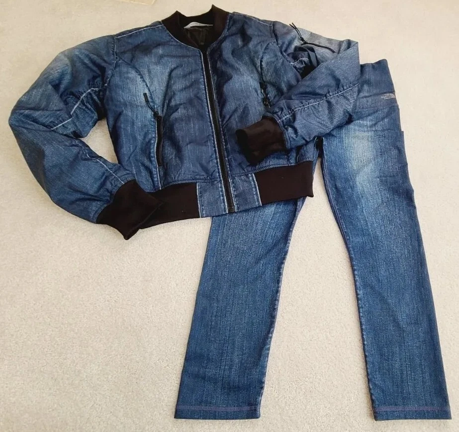 The North Face Womens Waist Jacket Matching Leggings set outfit NWOT XS