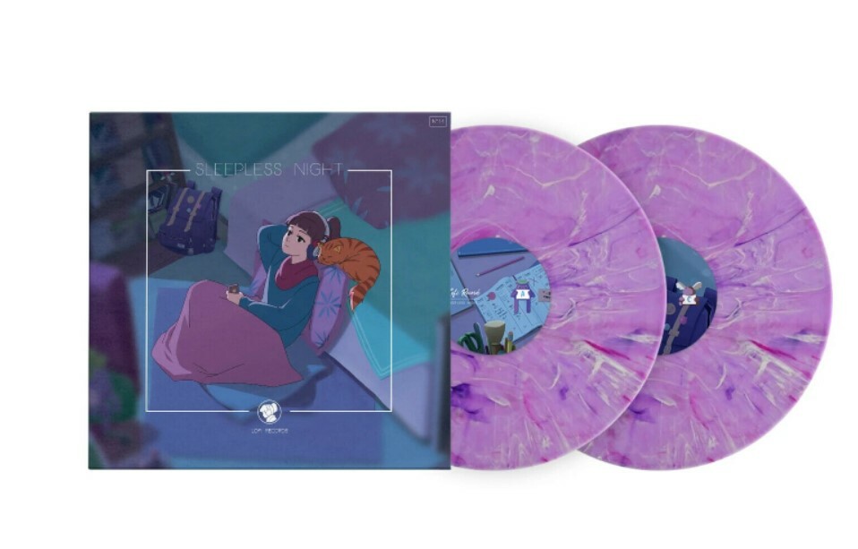 Lofi Girl Sleepless Night MARBLE Vinyl LP Edition of 300 IN