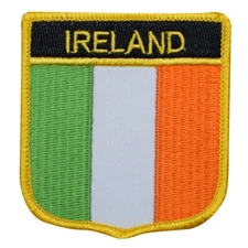 Ireland Patch - Belfast, Dublin, United Kingdom Badge 2.75" (Iron on)