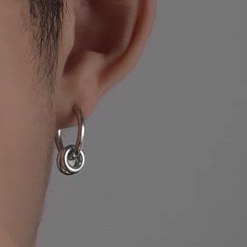 15 mm Chirurgenstahl Creolen 8 mm Biegering Ohrringe Unisex