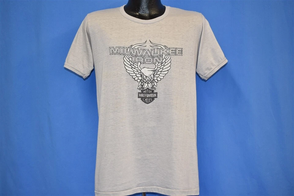 Camiseta De Colección Años 80 Harley Davidson Milwaukee Iron Toys Big Boys Moncton NB CANADÁ M Foto 2 de 4