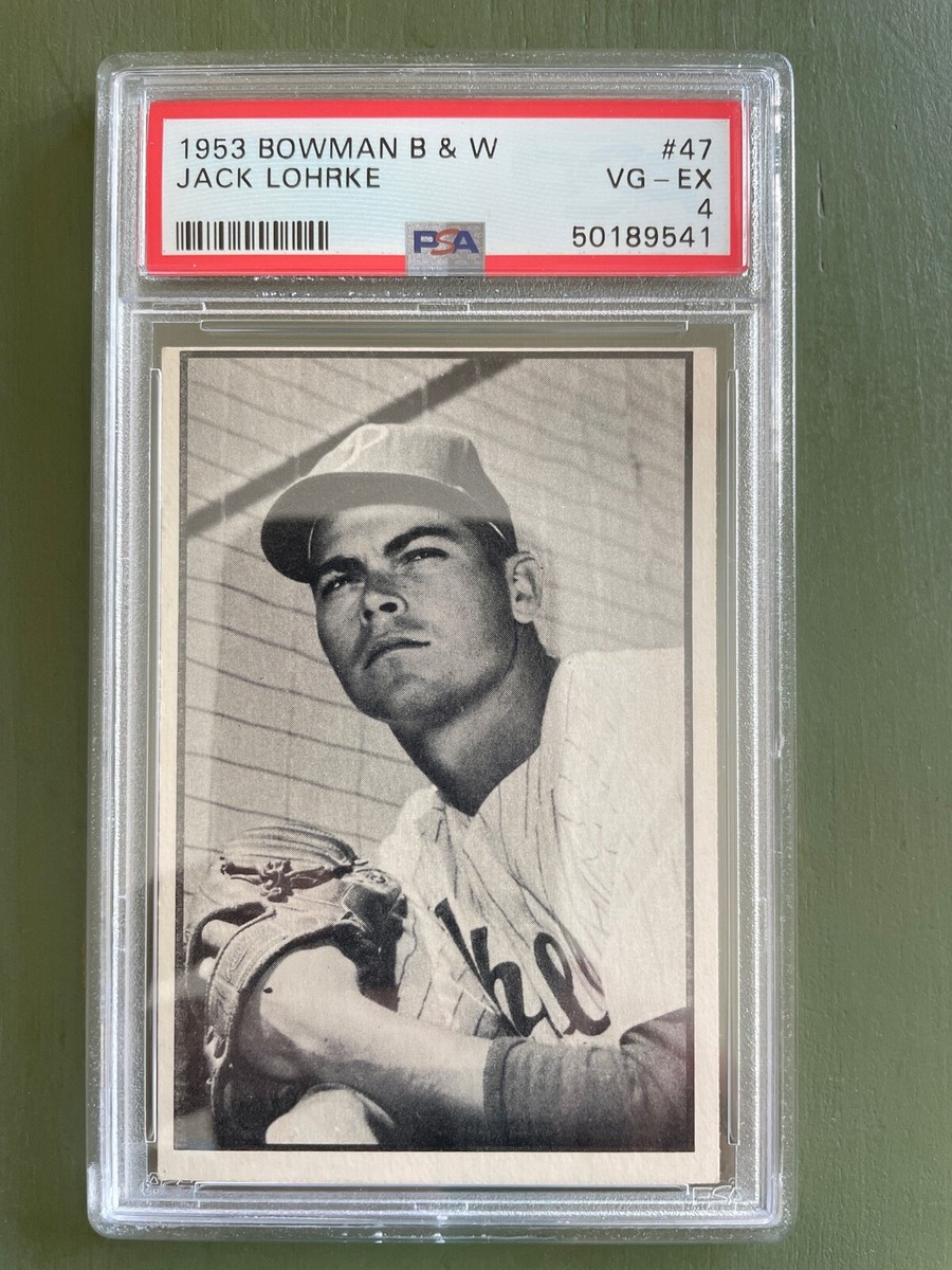 1953 Bowman - Black and White Jack Lohrke #47 for sale online | eBay