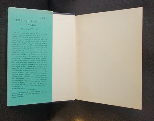 The Eye and the Finger Donald Wandrei Arkham House 1944 H P Lovecraft Cthulhu - Picture 13 of 15