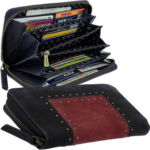 ESPRIT Damen Geldbörse Portemonnaie Brieftasche Geldbeutel Geldtasche III-colors - Picture 4 of 7