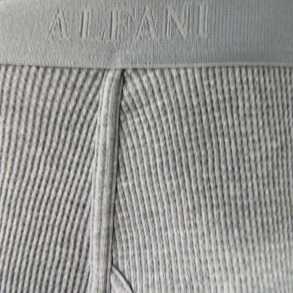 Pantalón gofre tejido térmico sin etiquetas Alfani gris claro que absorbe la humedad para hombre, XXL Foto 3 de 4