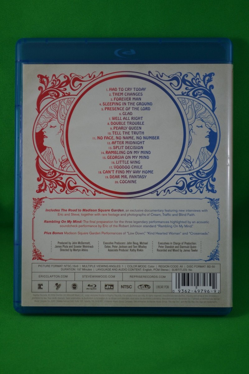 Eric Clapton and Steve Winwood: Live from Madison Square Garden