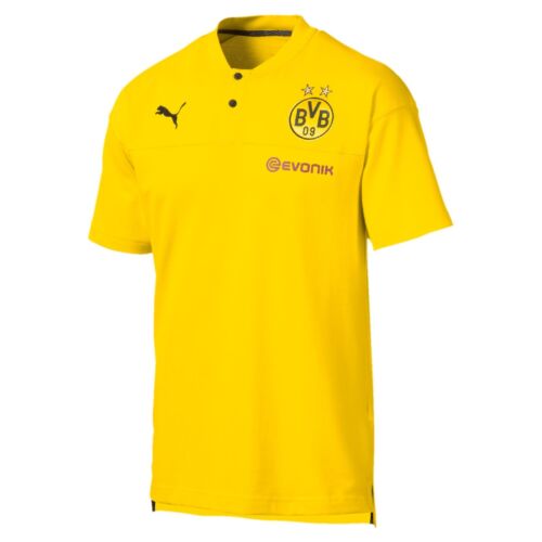 PUMA Borussia Dortmund Casuals Polo Herren Fußall BVB Fan Poloshirt 755769 - Photo 1/16