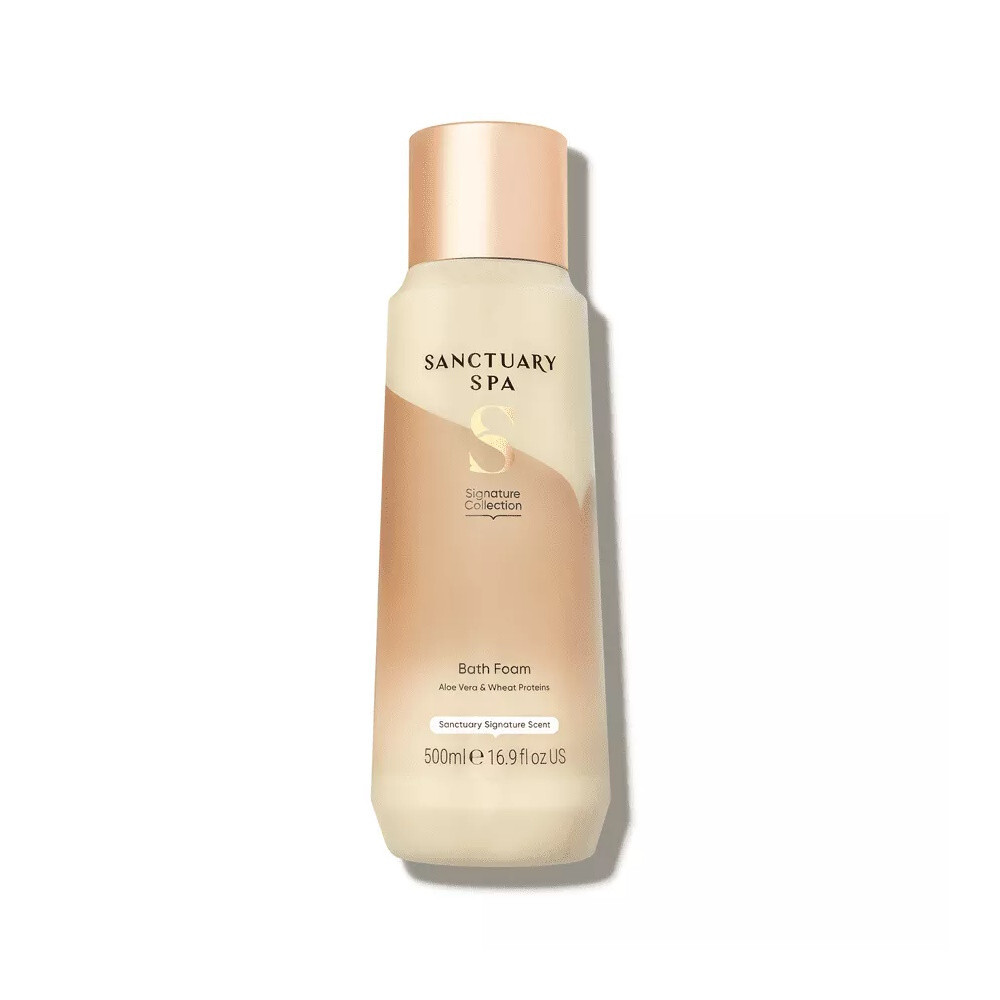 Bath Foam Sanctuary Spa Bubble Bath Aloe Vera Signature Collection Scent 500ml