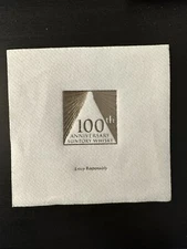 *RARE House of Suntory Japanese Whisky 100th Anniversary Napkin Hibiki Yamazaki