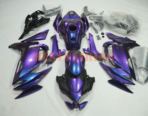 Chameleon Blue Purple Fairing Kit w/Tank for Kawasaki Ninja 650 2020-2025 EX650 - 第 7 张/共 16 张