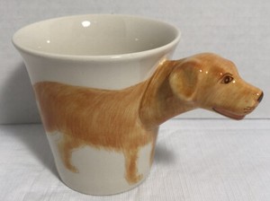3d dog mug