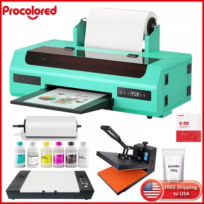 Procolored 13in L1800 DTF Printer Roller Printer+Oven+Heat Press Complete Bundle