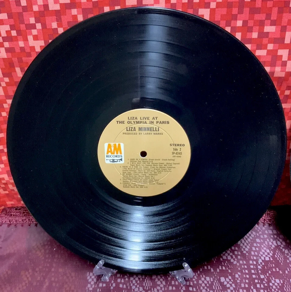 1972-1973 Liza Minelli “Live At Olympia/Liva At London” A&M-Capitol 2~LP (EX) - Image 4 of 4