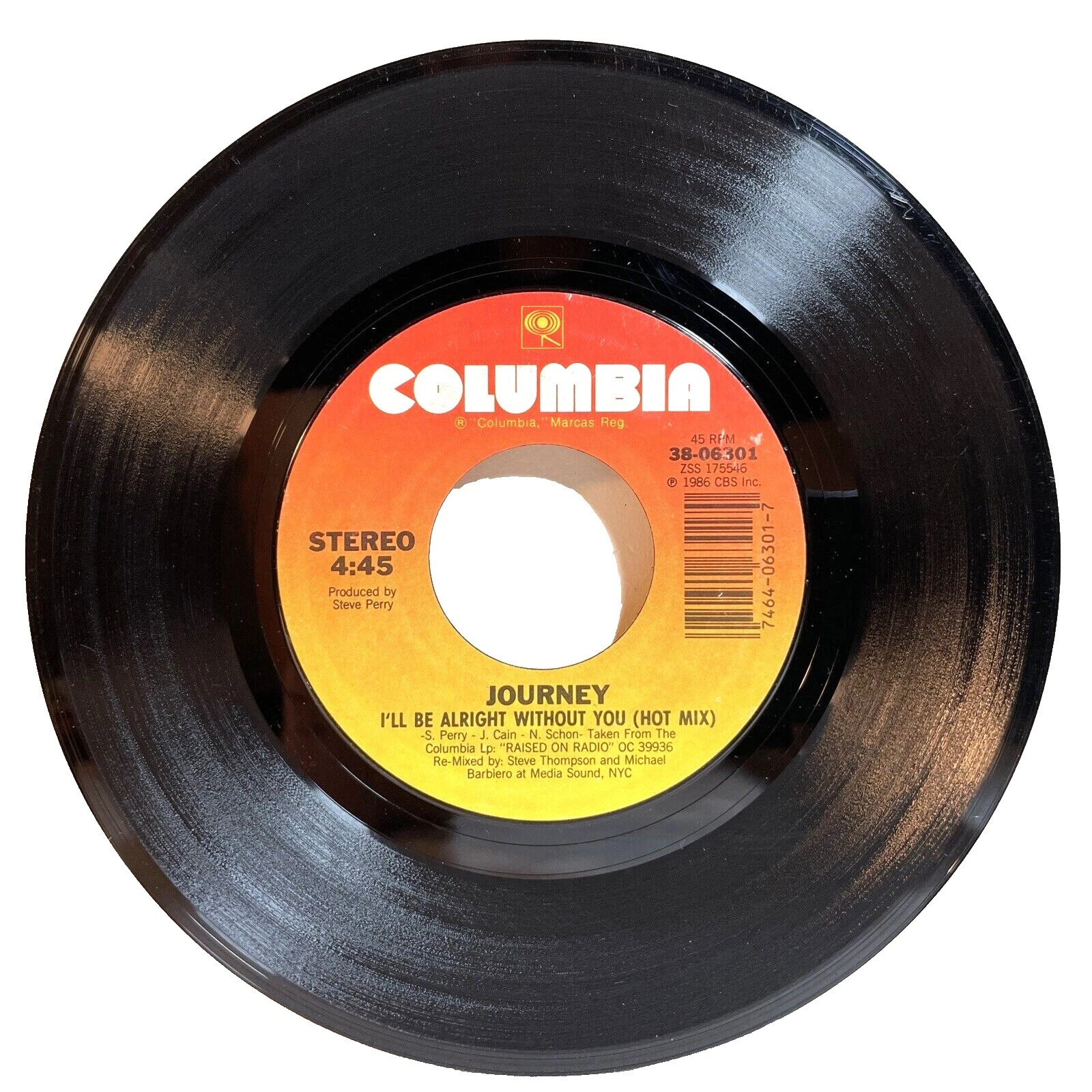 Journey Pop 45 RPM Speed Vinyl Records