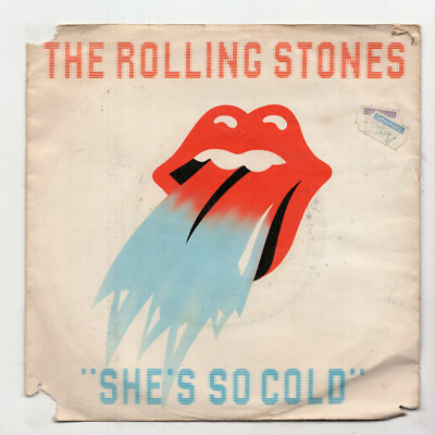 (I837) The Rolling Stones, She's So Cold - 1980 - 7'' vinyl