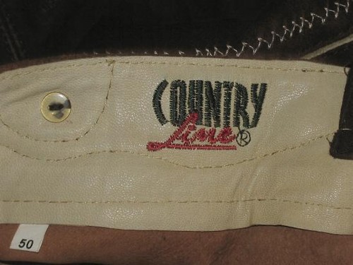 COUNTRY LINE herren- Trachtenhose / Kniebund - LEDERHOSE dkl braun Größe 50 - Bild 3 von 3