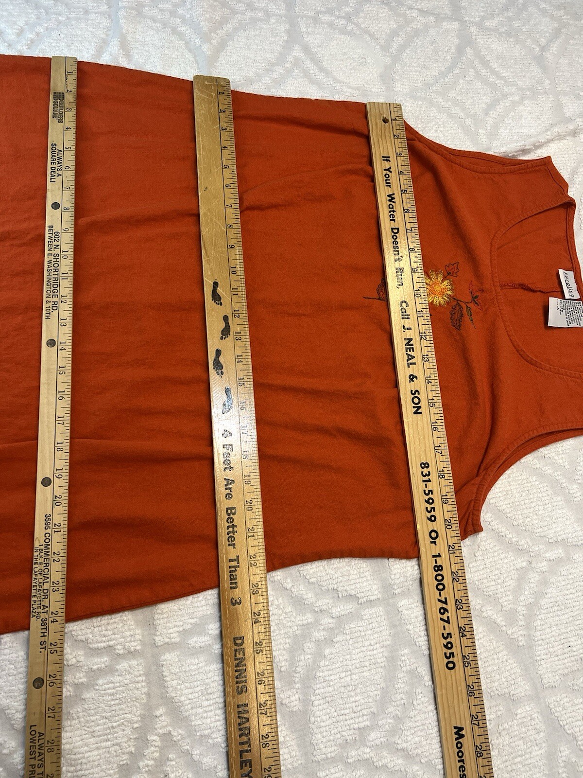 Vtg Y2K Carolina Colours Sheath Dress 2 Pc Sz 16W/Jacket Orange Linen Blend