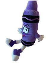 Weighted Stuffed Animal, Crayola Crayon purple , washable plush buddy