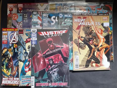 15x DC/marvel mix comics from copper to modern age
