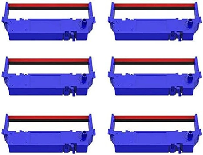6 ea or 12 ea For STAR SP-700 BLACK / RED Printer Ribbon Ink RC700BR SP712 742 - Image 3 of 4