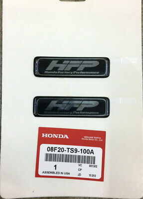 OEM Honda HFP Black Silver Decal Sticker "Honda Factory Performance" Genuine