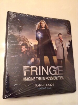 Fringe seasons 1 & 2 factory sealed binder / album with M17 wardrobe card inside