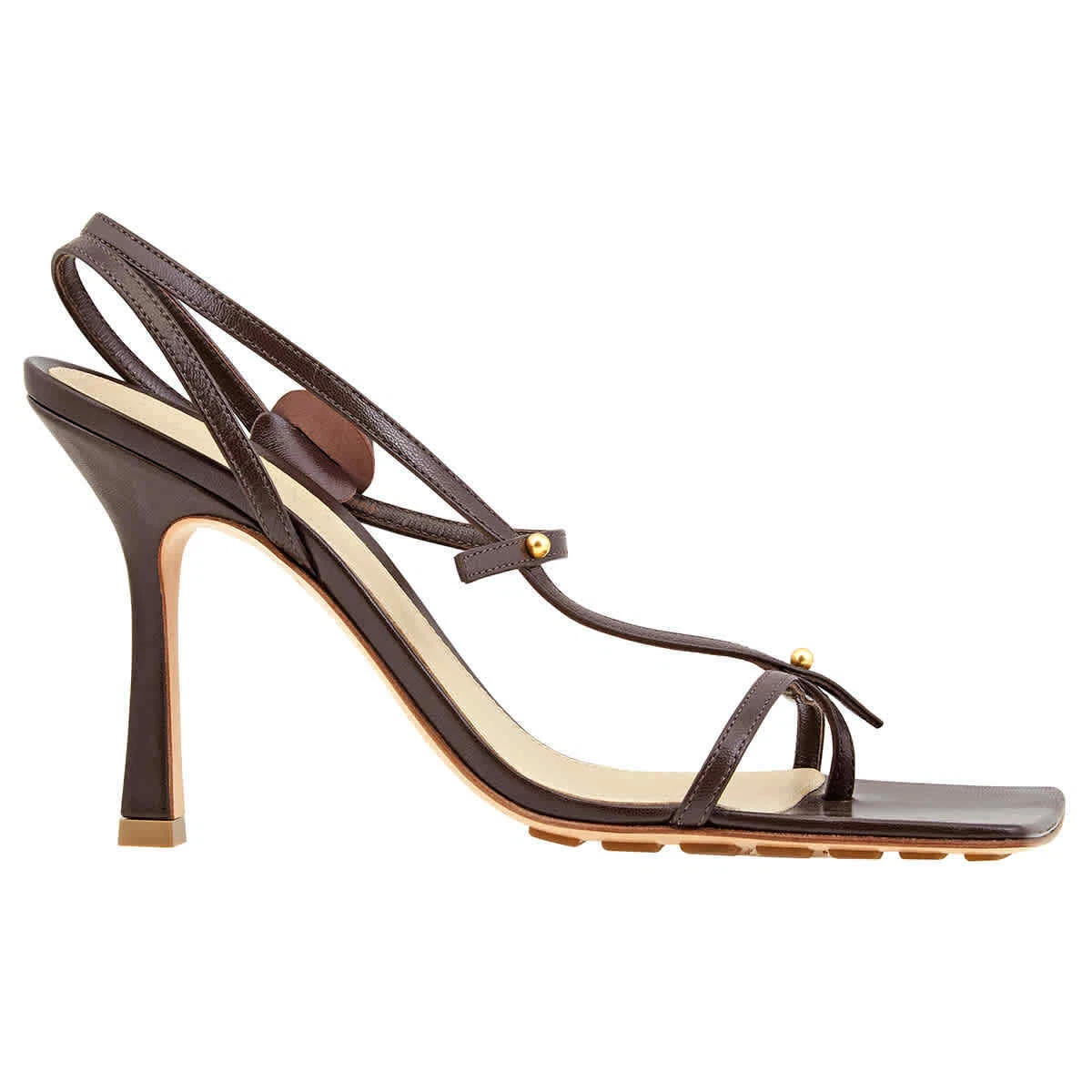 Bottega veneta square toe sandals hot sale