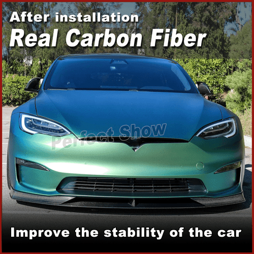 Tapas de espejo de carbono DRY espejo retrovisor exterior se adapta a Tesla Model S Plaid 21UP - Imagen 2 de 11