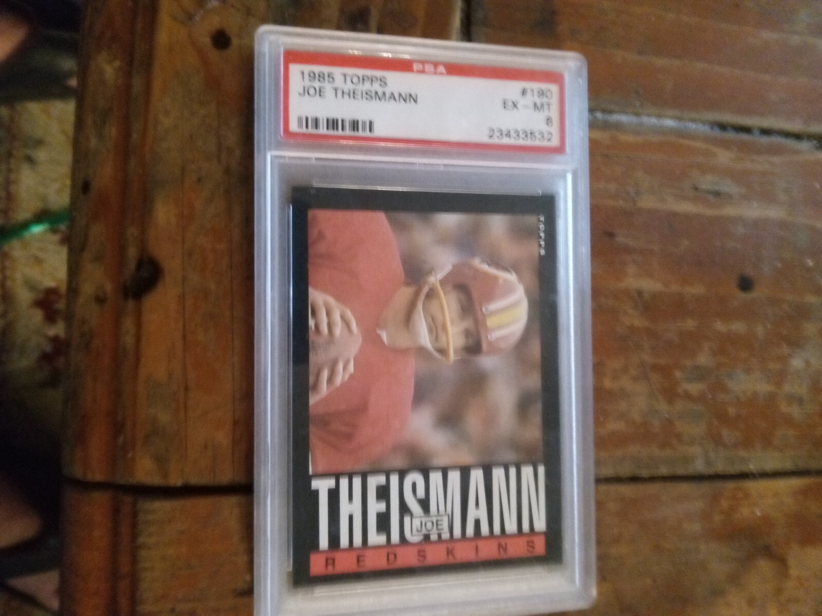 1985 Topps Joe Theismann #190 psa 8 mint