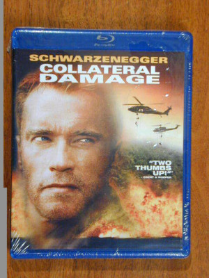 COLLATERAL DAMAGE 2002 BLU RAY 2009 NEW SEALED  Arnold Schwarzenegger!