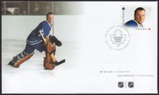 JOHNNY BOWER = GRANDS GARDIENS CANADIENS, HOCKEY, officiel FDC Canada 2015 #2869