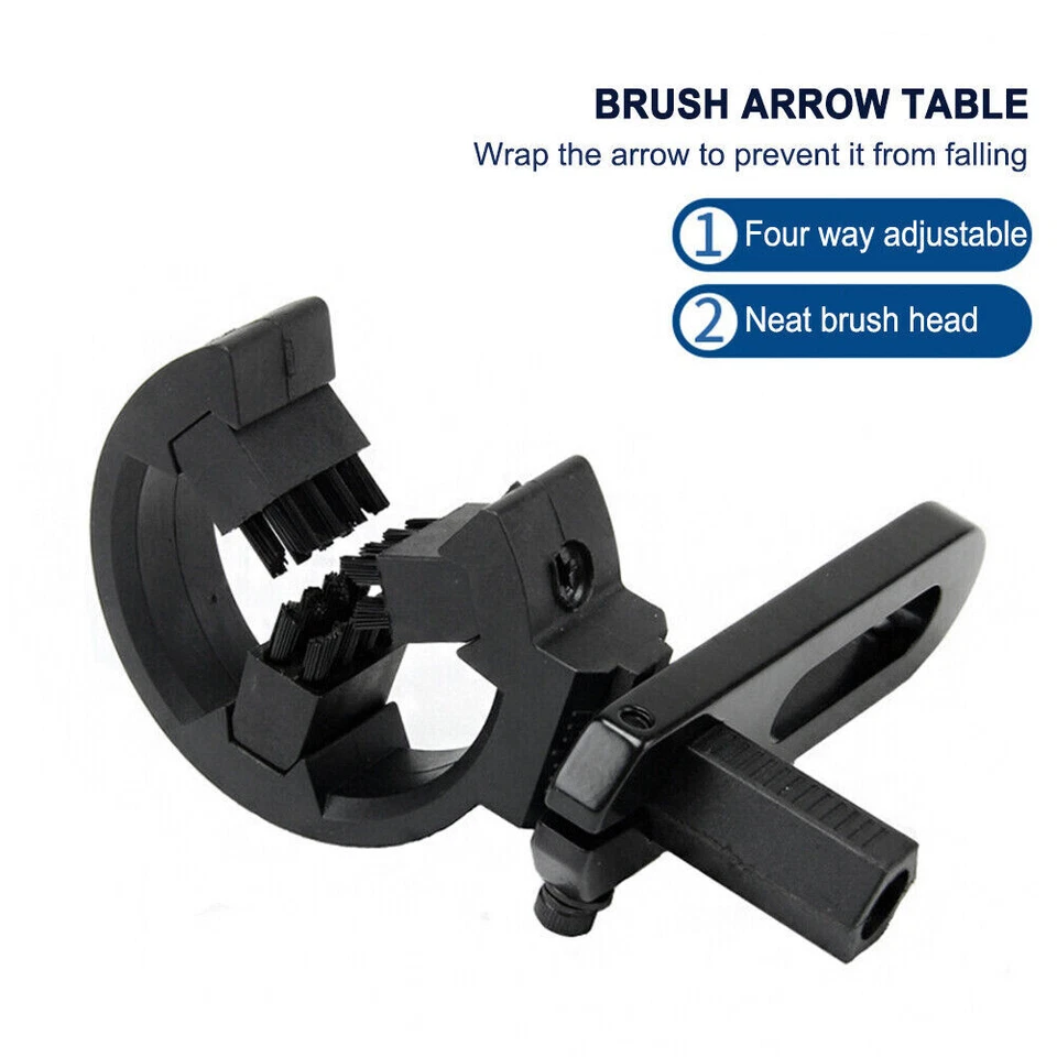 Arrow Rest Fully Enclosed Brush Archery Arrow Stand for Compound Recurve Bow Lig - Image 3 of 4