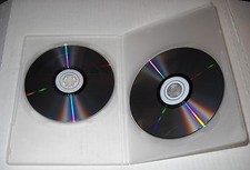 Lot of 6 Transluscent 9mm Slim Double CD DVD Movie Case Storage Box