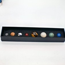 GEMWONDER Nove Pianeti Pietre Preziose Pianeti Cristallo Decorazioni Sistema Solare Modello