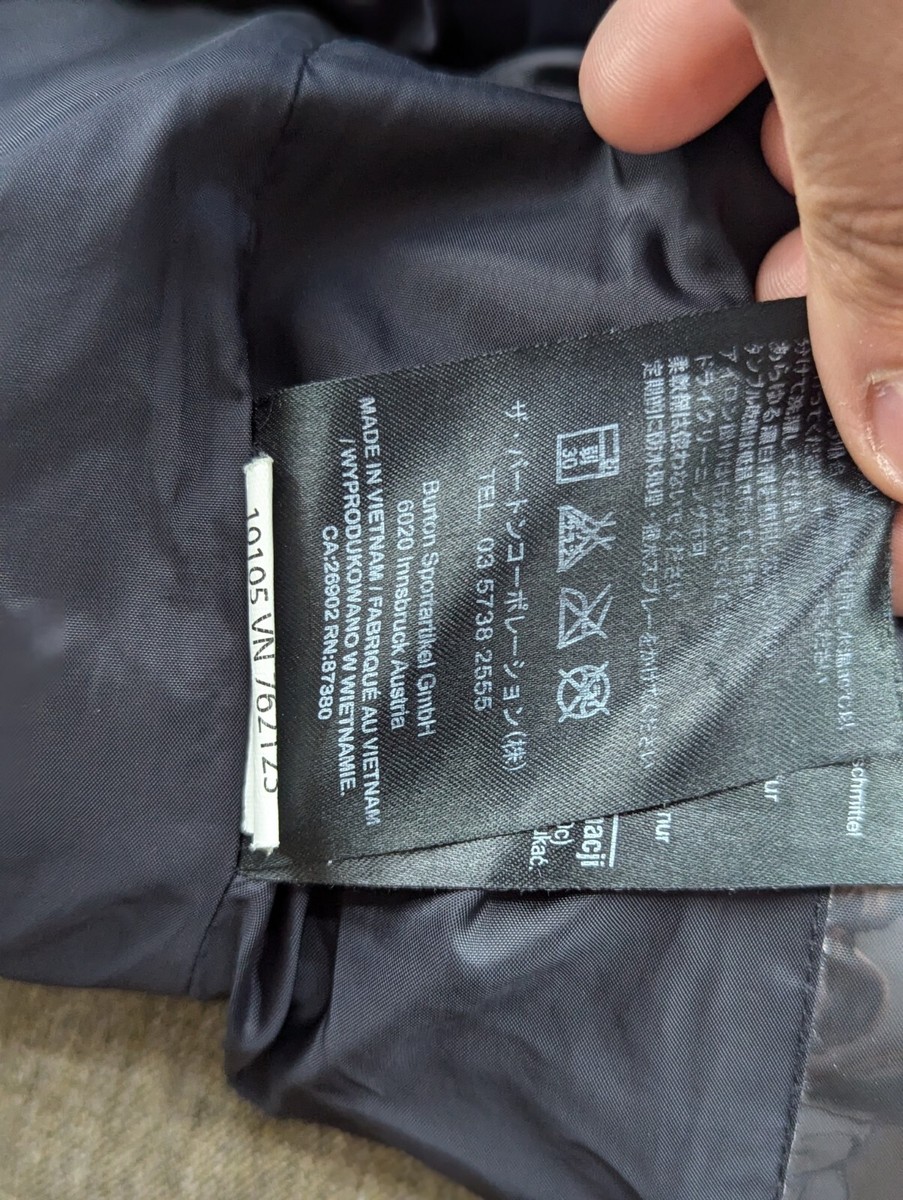 ポケット Analog Burton Stanford Jacket Mens Size M Snowboard Waterproof