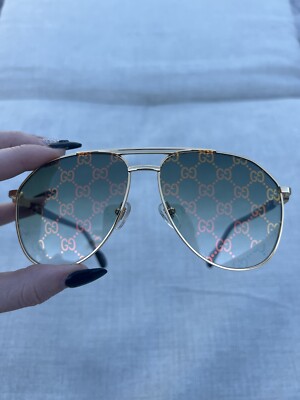 Gucci Aviator Reflective Lens Unisex Authentic | eBay