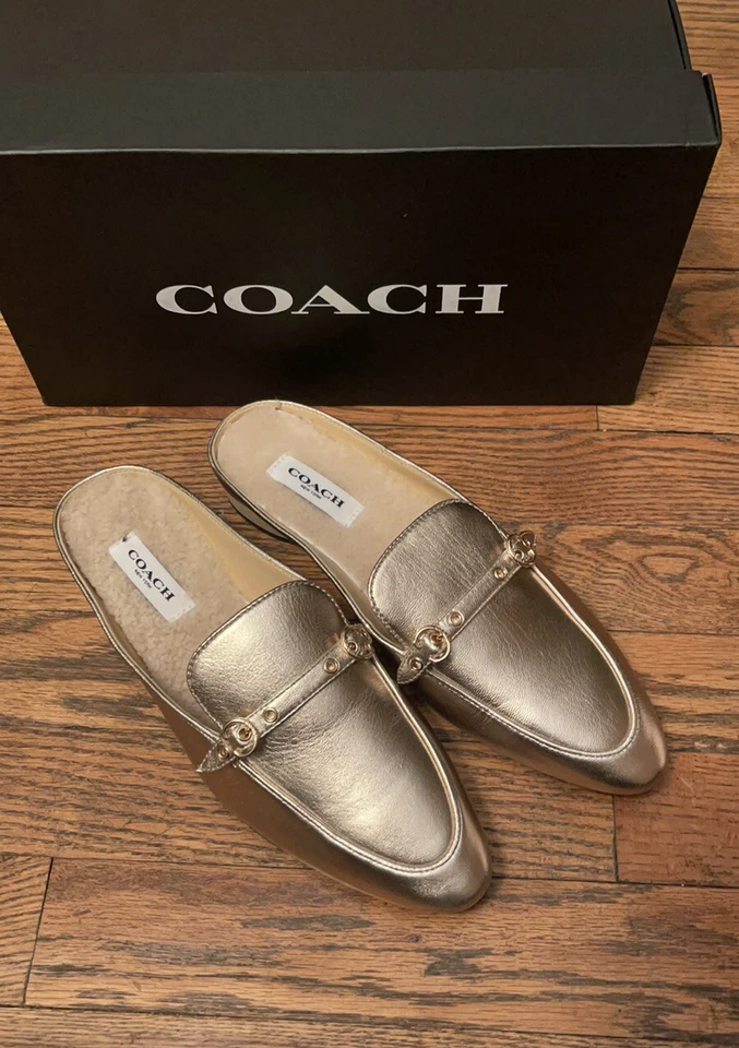 Mula de piel de oveja Coach Irene talla 6