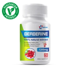 100% Pure Berberine HCL Extract 1200mg, Healthy Cholesterol, Anti-inflammatory