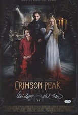 Guillermo Del Toro Crimson Peak Autographed Signed 12x18 Photo ACOA