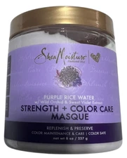 Shea Moisture Purple Rice Water Strength + Color Care Masque 8oz